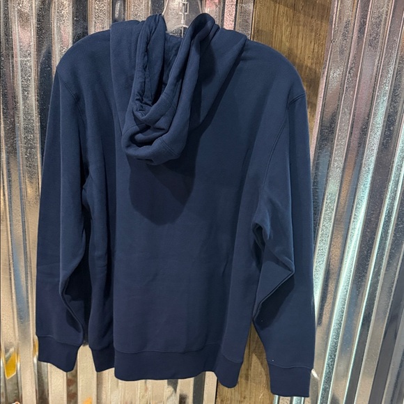 Ariat Navy Pullover Hoodie - Logo Front - Picture 2 of 2